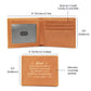 Leather Two Fold Wallet | Printed Leather Wallet | Flash My Glitz