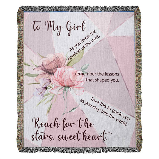 To My Girl Woven Blanket | Woven Blanket | Flash My Glitz